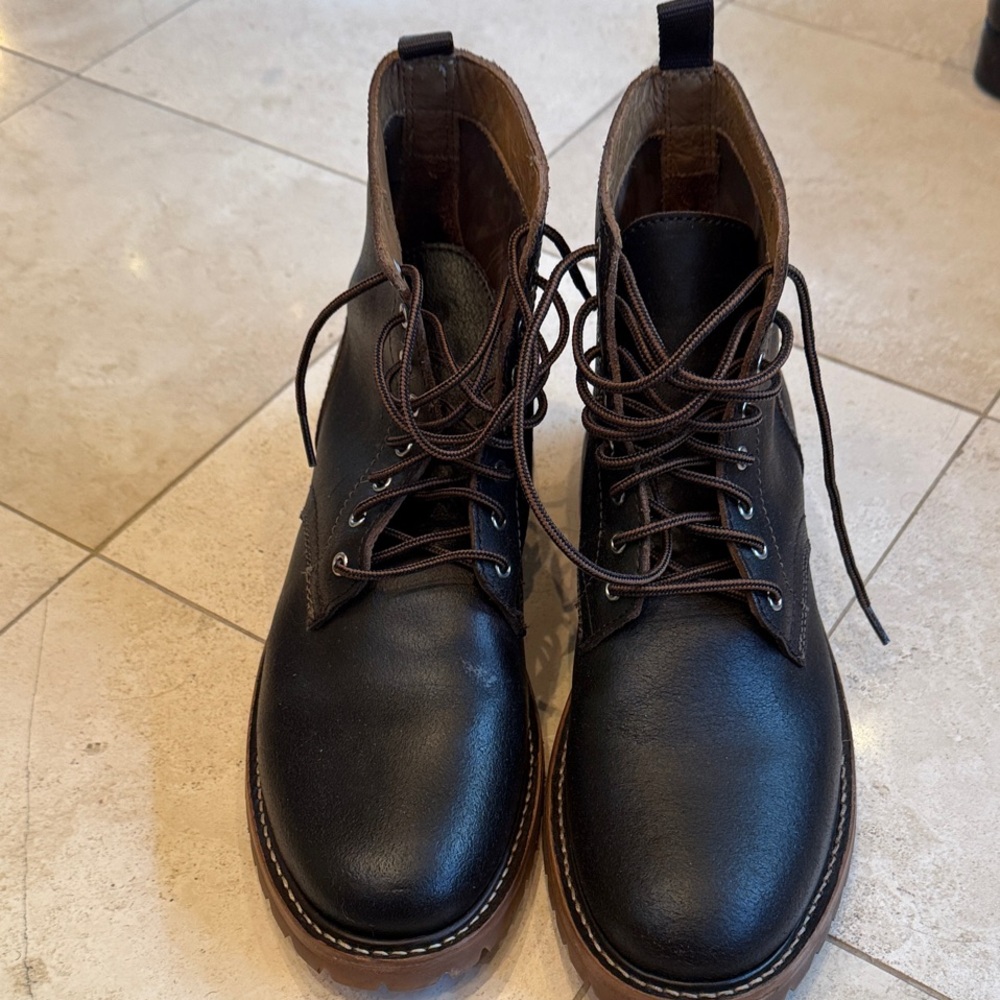 NEW Men’s Thursday Boot Company Black Leather Boots